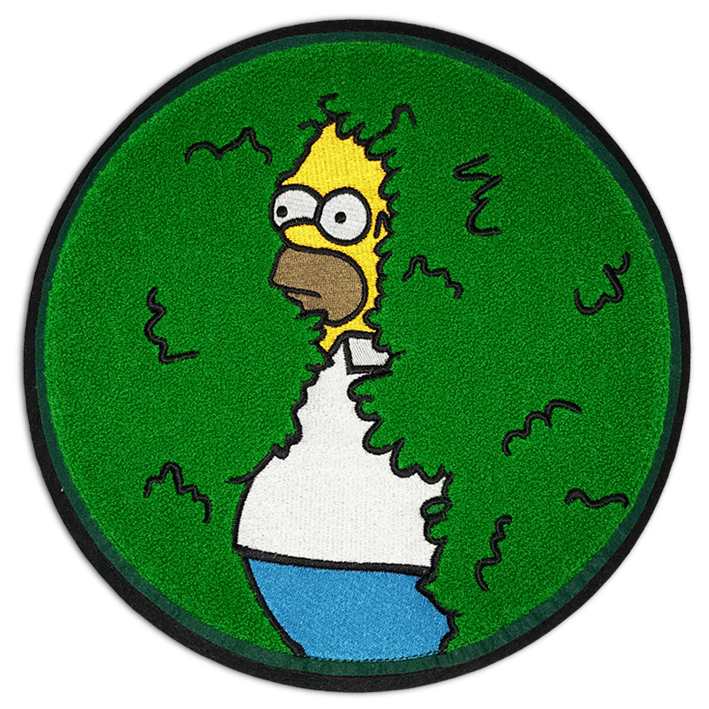 MEGA DISAPPEARING HOMER CHENILLE PATCH