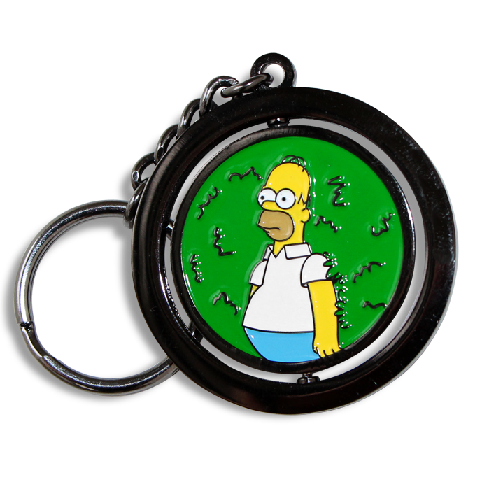 DISAPPEARING HOMER SPINNING KEYRING