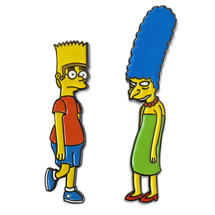 THE ATTEMPTED ASSASSINATION OF GRANDPA SIMPSON PIN COMBO!