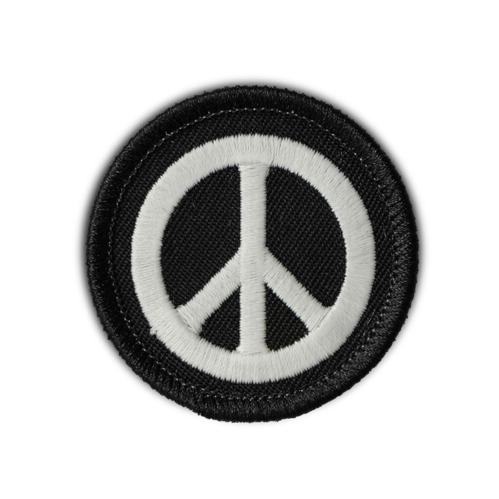 PEACE SYMBOL PATCH (glow-in-the-dark!)