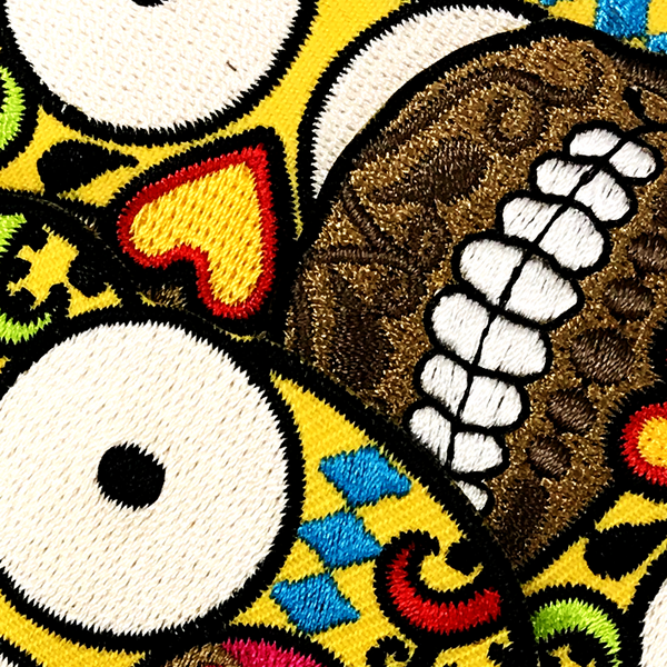 HOMER CANDY SKULL PATCH