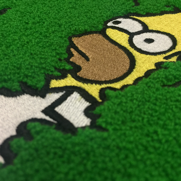 MEGA DISAPPEARING HOMER CHENILLE PATCH