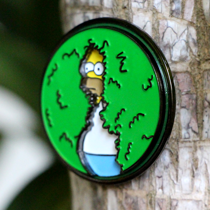 DISAPPEARING HOMER PIN (AKA "The Pin Built for Homer") The Patch Parlour Collective DISAPPEARING HOMER PIN (AKA "The Pin Built for Homer") The Patch Parlour Collective